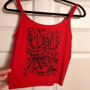 Pierce the Veil misadventures Crop top pierce the veil Tank Top Ptv Shirt Collid